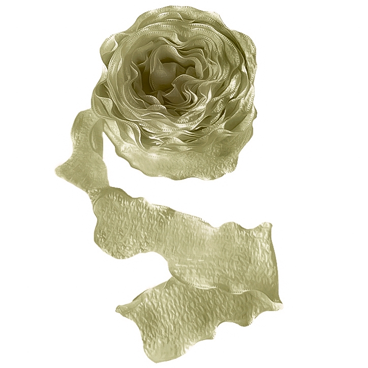 Лента тканевая, Нежная волна, Авокадо